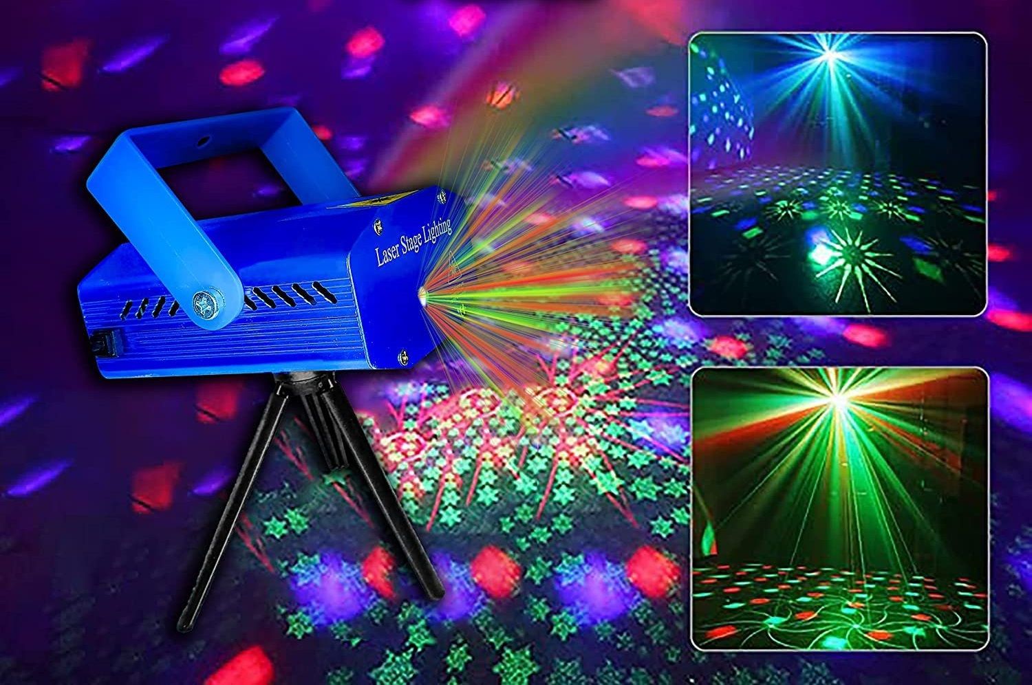 astound 6 Pattern Disco Laser Light Mini LED DJ Lamp for Indoor Decoration Shower Laser Light-picture-29