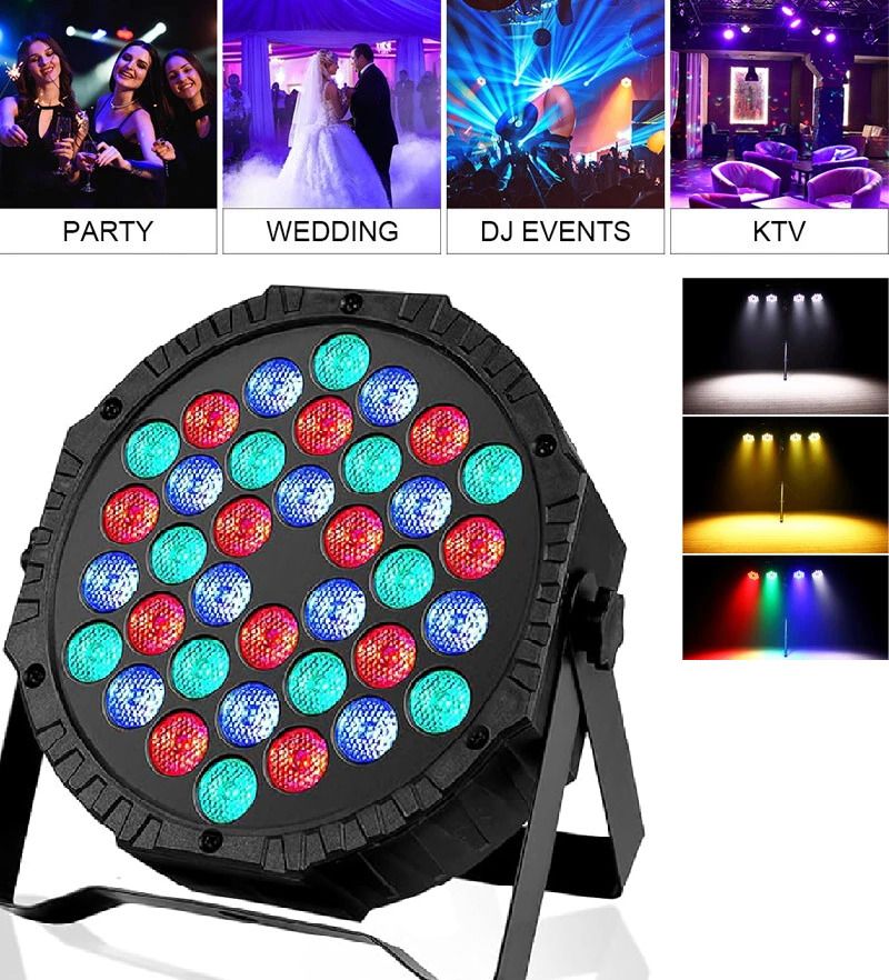 cvot 36 LED RGB Light Multicolour – Perfect Lighting for DJ, Stage, and Party Events Disco Ball Set-picture-20