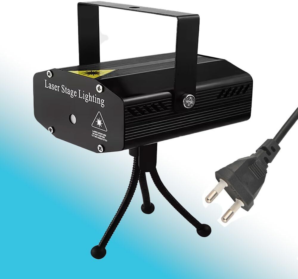 Laser Mini Disco Light Projector LED Dance Floor Light with Rotation Shower Laser Light-image-32