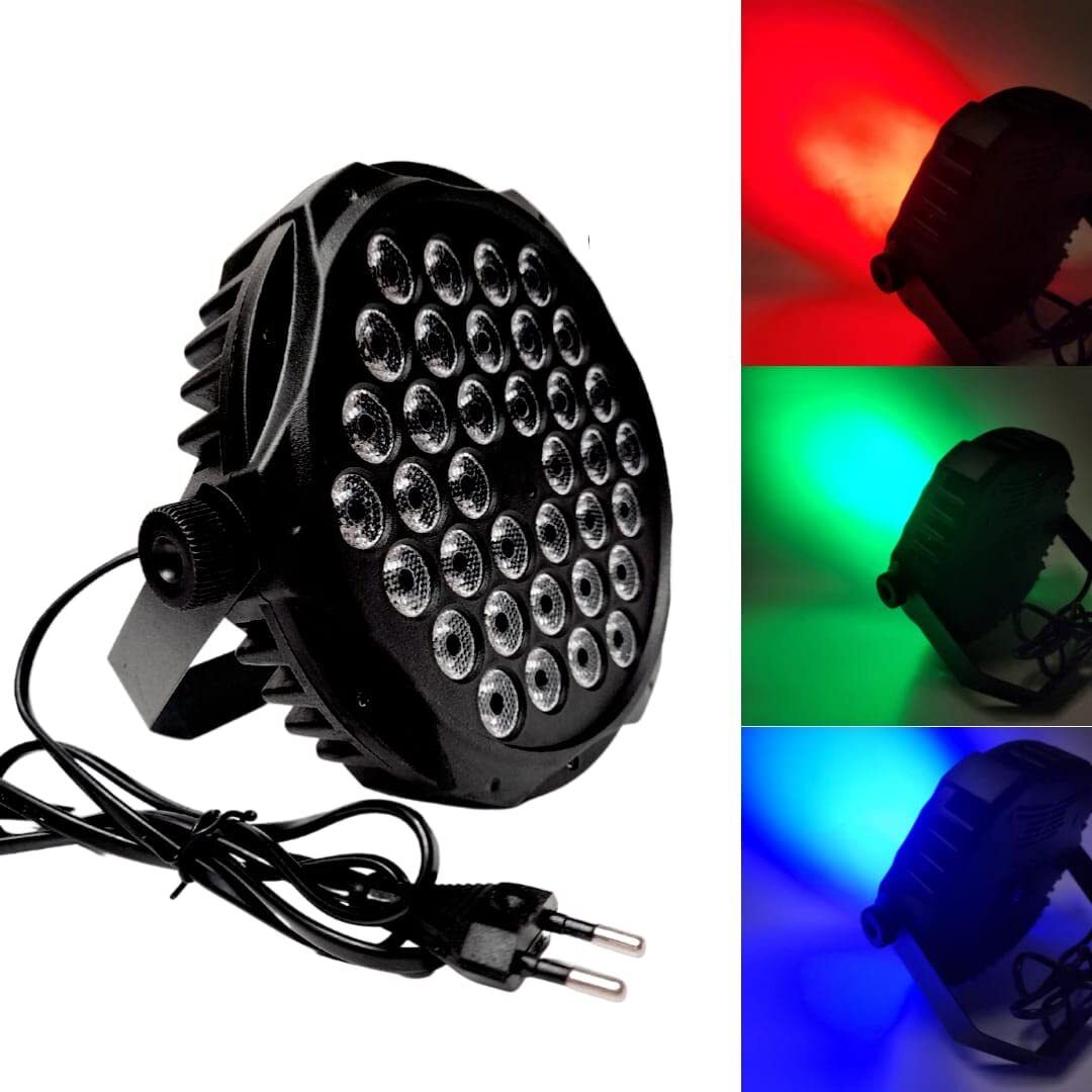 cvot Multicolour 36 LED RGB Light Stage Spotlight for Party, DJ, and Event Lighting Disco Ball Set-picture-31