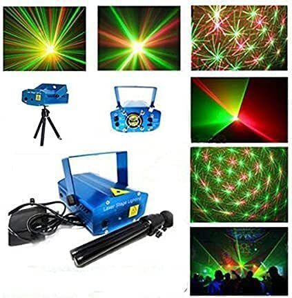 6 Pattern Disco Laser Light LED Event Lighting for Birthday Celebration Shower Laser Light-image-0