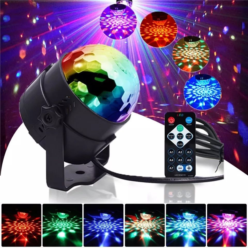 trudo Sound Activated Disco Ball Party Lights Single Disco Ball-picture-45