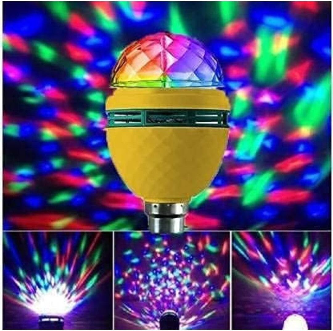 DISCO ROTATING LED BULB MULTI COLOR FOR DIWALI PARTY, DJ LIGHT, DECORATION BULB Single Disco Ball-image-40