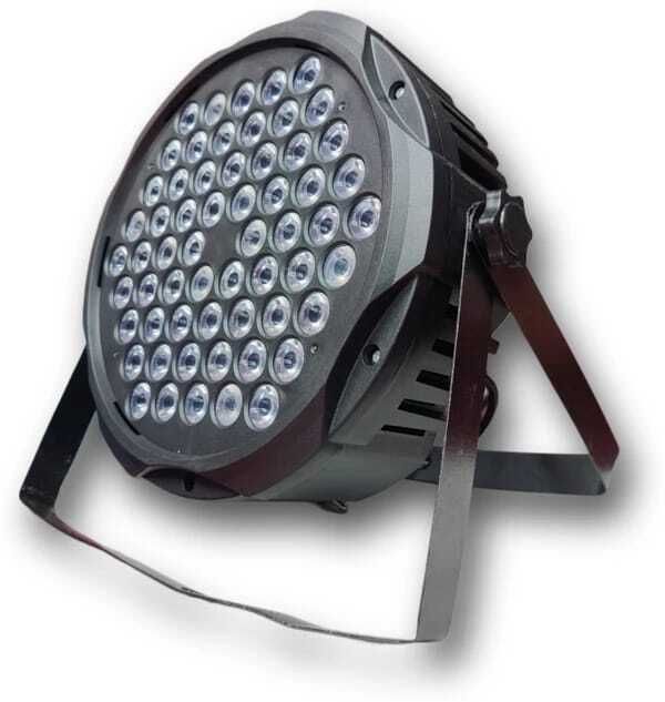 Plastic Body Flat Par Light LED Mini RGB Dj Disco Party Lighting, Multicolour. Single Disco Ball-image-19