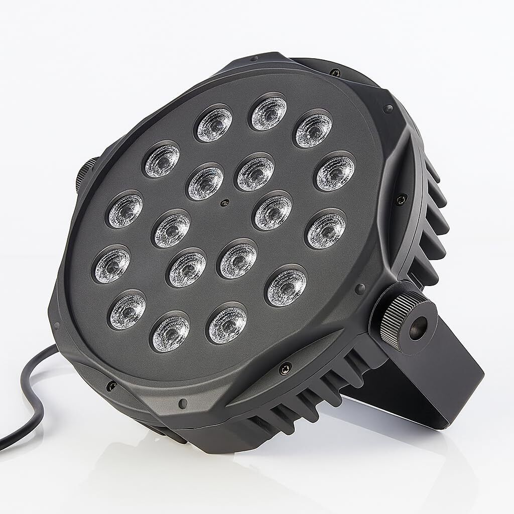 trudo 6-in-1 Color Changing Party Lights with DMX and Music Sync Single Disco Ball-picture-12