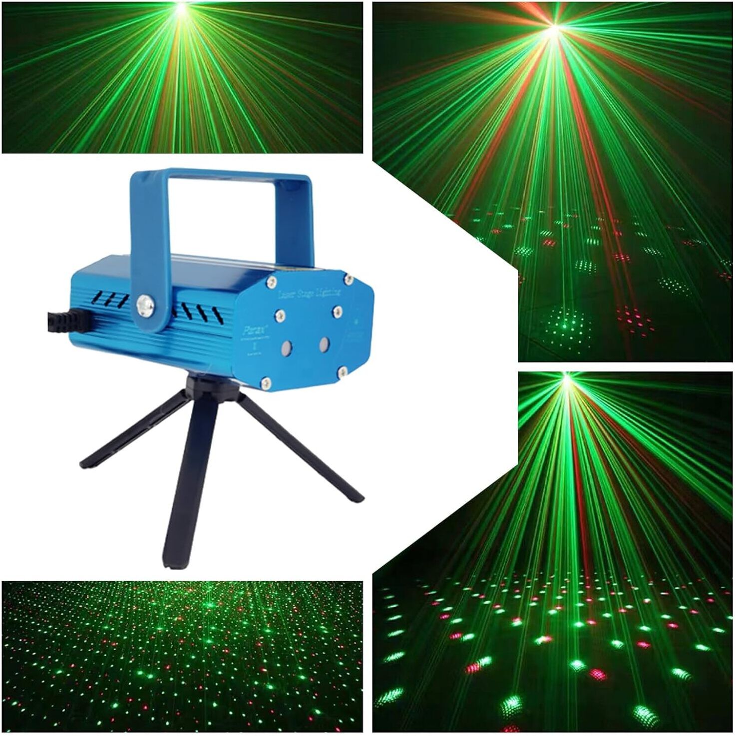 Dot Patterns Laser Projector Light Portable DJ Stage Lighting Shower Laser Light-image-32