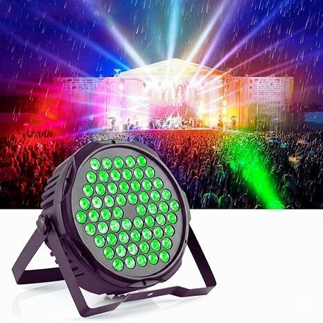 Professional 60 RGB LED Par Stage Light for DJ Disco Party Events. Single Disco Ball-image-44