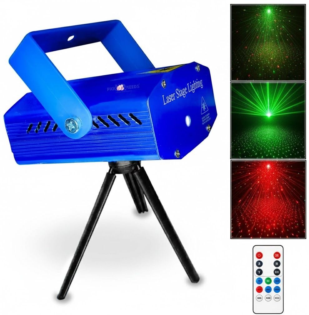 glowserie Mini Laser Projector Light Featuring Sound-Activated | Handy Tripod Stand Shower Laser Light-picture-40