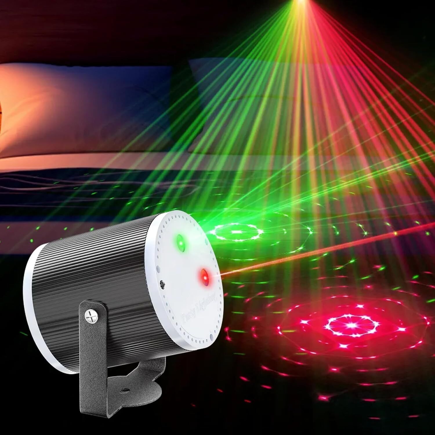 USB Laser Light with 16 Patterns & 4 Control Modes Shower Laser Light-image-1