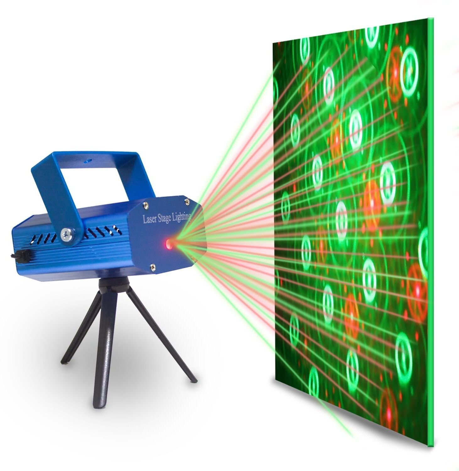 6 Pattern Disco Laser Light USB Powered RGB Party Lamp Shower Laser Light-image-38