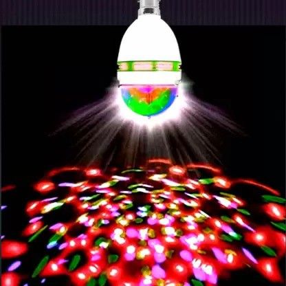 glamezone Rotating Bulb Magic Disco LED Light for Party/Diwali Decoration Single Disco Ball-picture-25