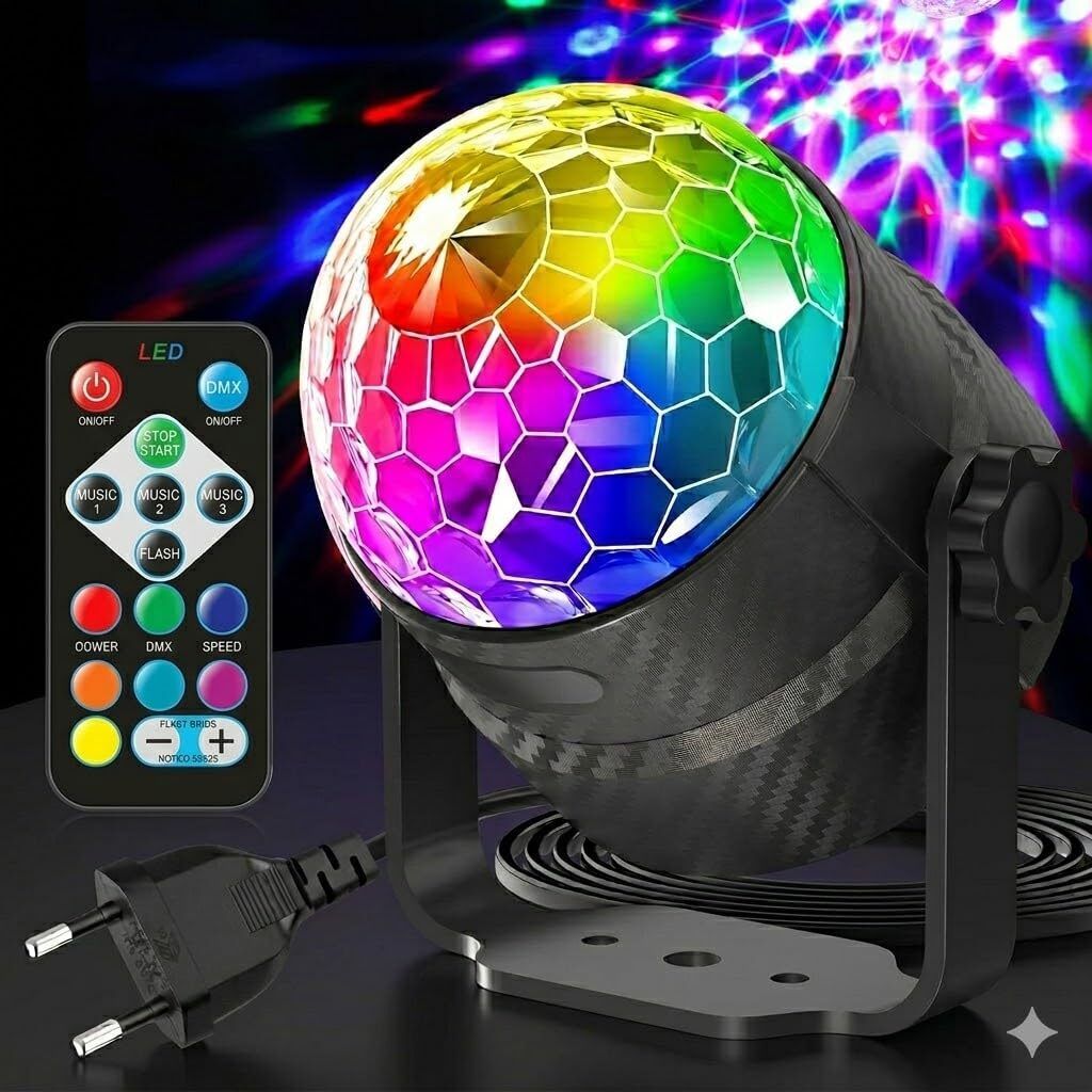 RGB LED Disco Ball Light AO-6666 Disco Ball Set-image-46