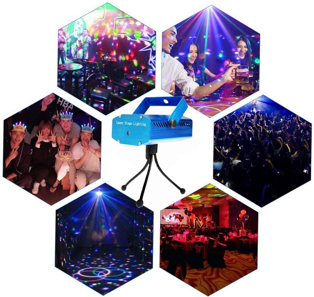 trudo DJ Home Decoration Strobe Light Rave Stage Light Projector Shower Laser Light-picture-46