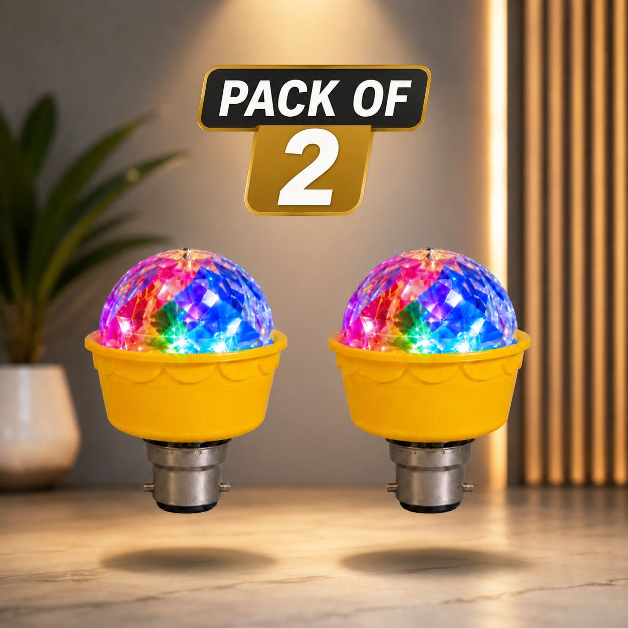 jwala power Y/W_LED_P2_02 Dual Disco Ball-picture-43