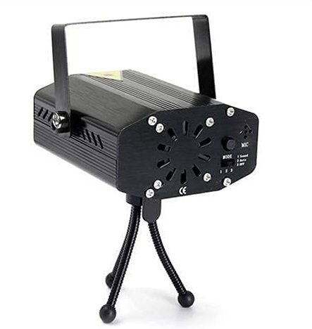 6 Pattern Disco Laser Light LED Party Projector with Sound and Auto Modes Shower Laser Light-image-4