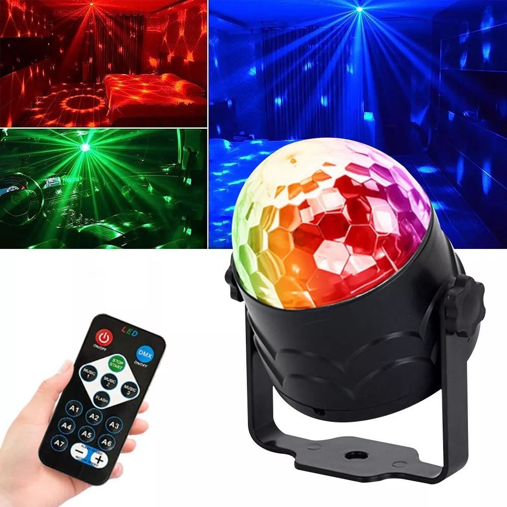 trudo LED Strobe Light for Birthday Party, Disco, and Celebration Events Single Disco Ball-picture-31