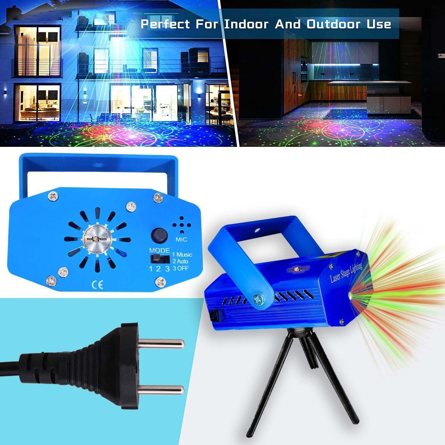 Dot Patterns Laser Projector Light USB Powered LED Disco Lamp for Home Decor Shower Laser Light-image-27
