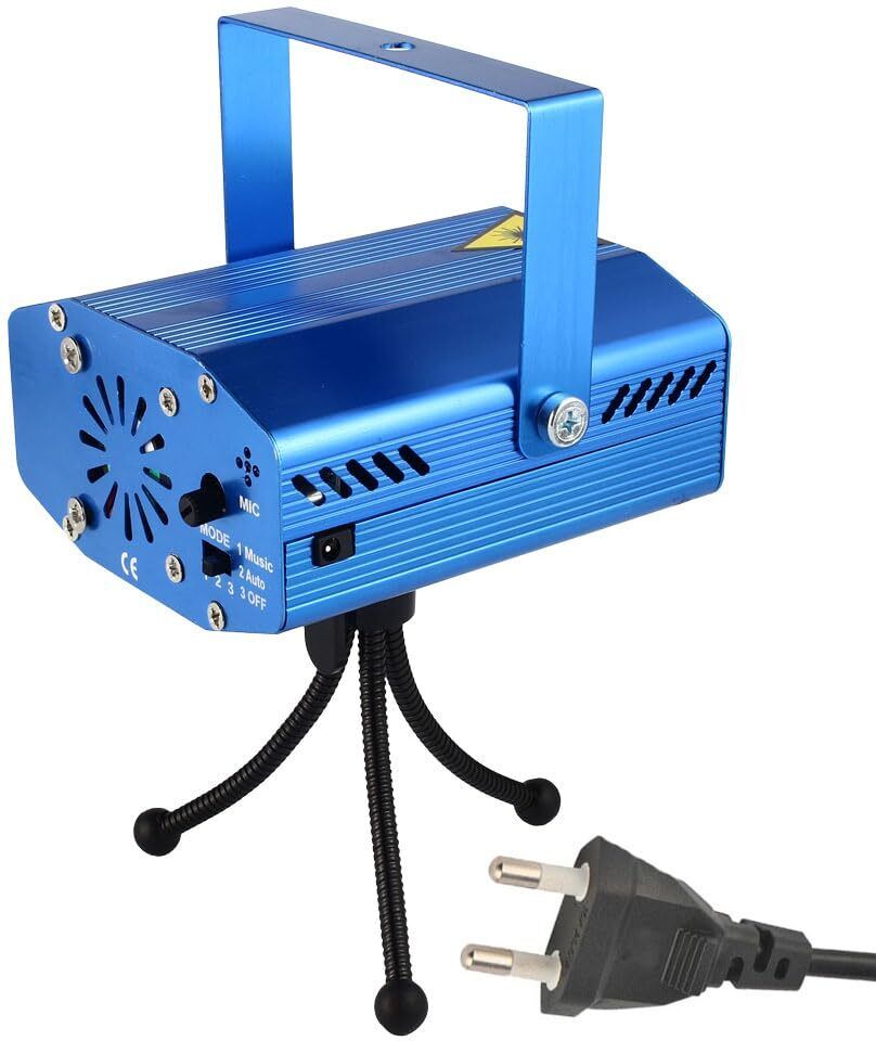 6 Pattern Disco Laser Light Auto Rotating Disco Projector Lamp Shower Laser Light-image-44