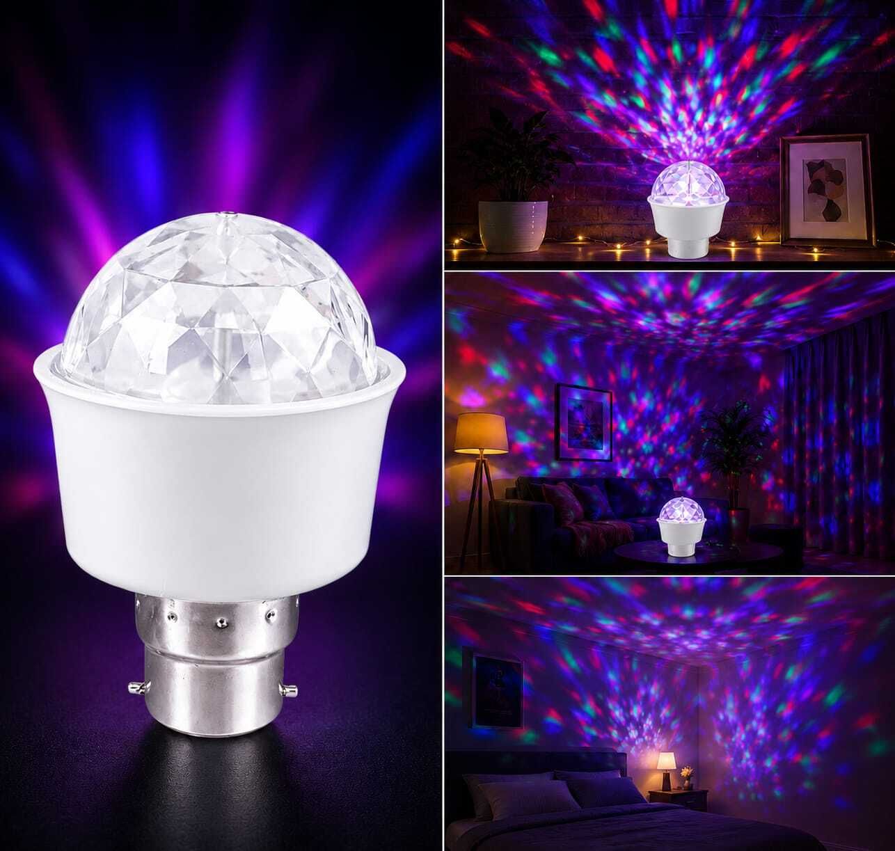 gudiyaent Mini Foxsun Led Bulb Pack of 1 Single Disco Ball-picture-26