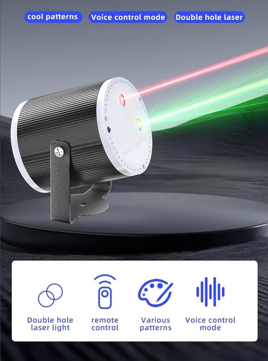 trudo Home & Event Laser Stage Light with Remote Control Shower Laser Light-picture-34