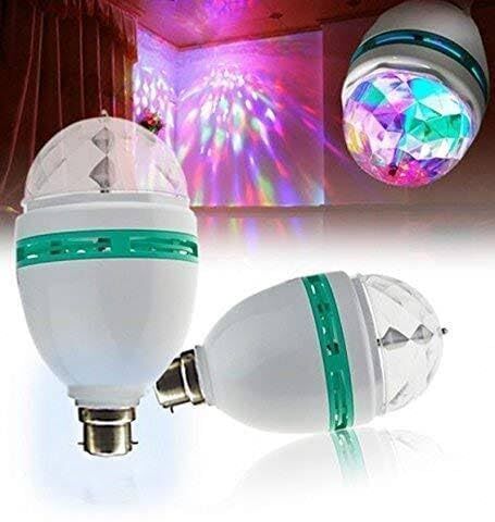 rminit Rotating RGB Disco Light Bulb for Room Decoration Single Disco Ball-picture-19