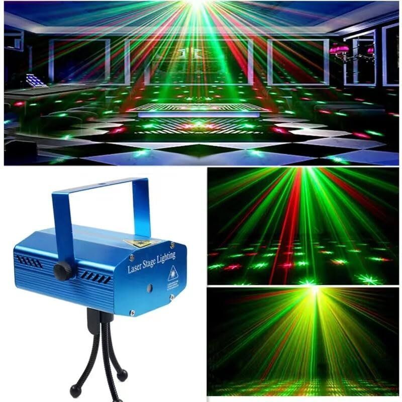6 Pattern Disco Laser Light LED Laser Party Lamp for Music Nights Shower Laser Light-image-24