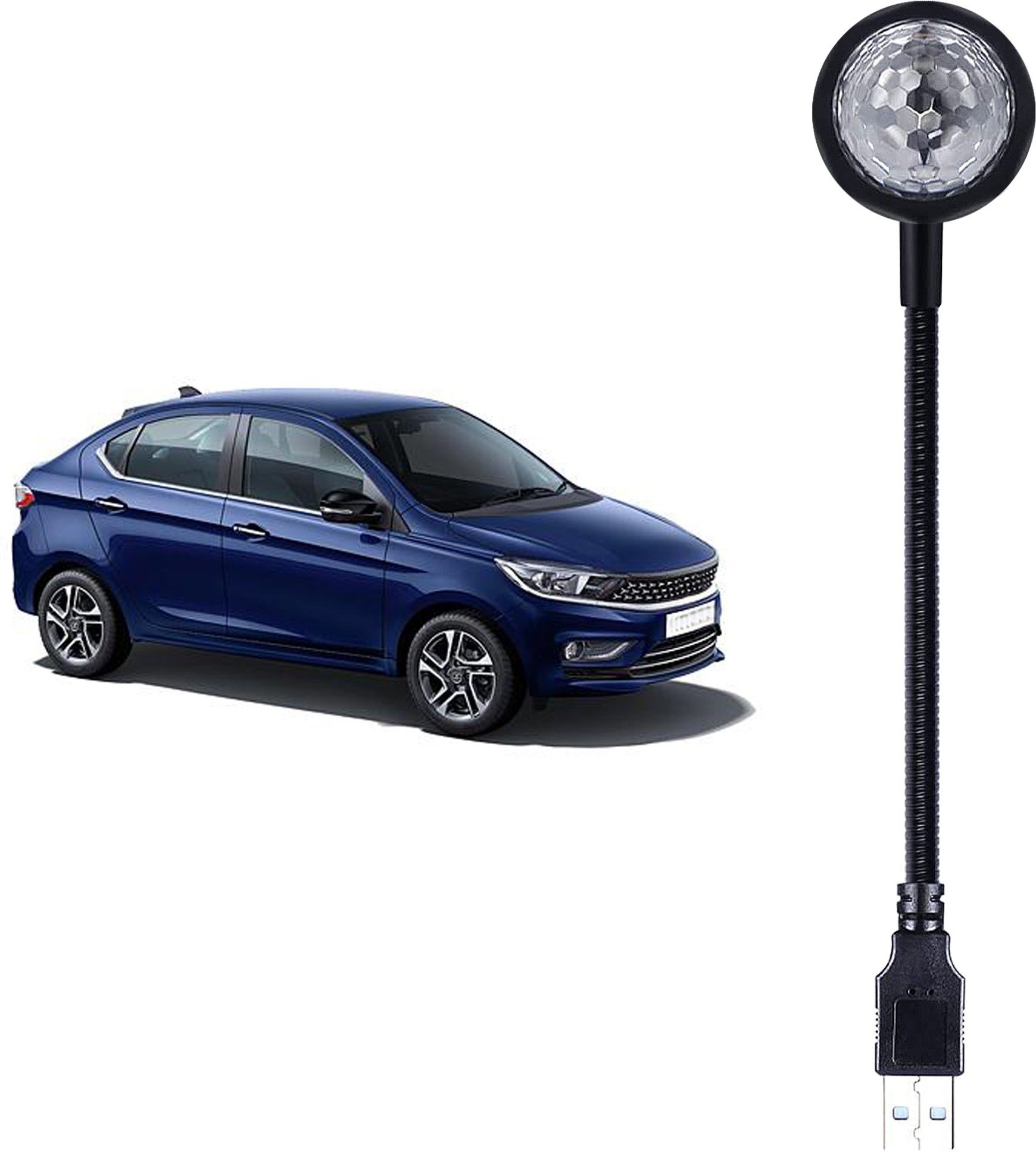 DISCO Projection Light 7 Colors + 9 Functional Modes Light for Tigor Car & SUVs Single Disco Ball-image-17