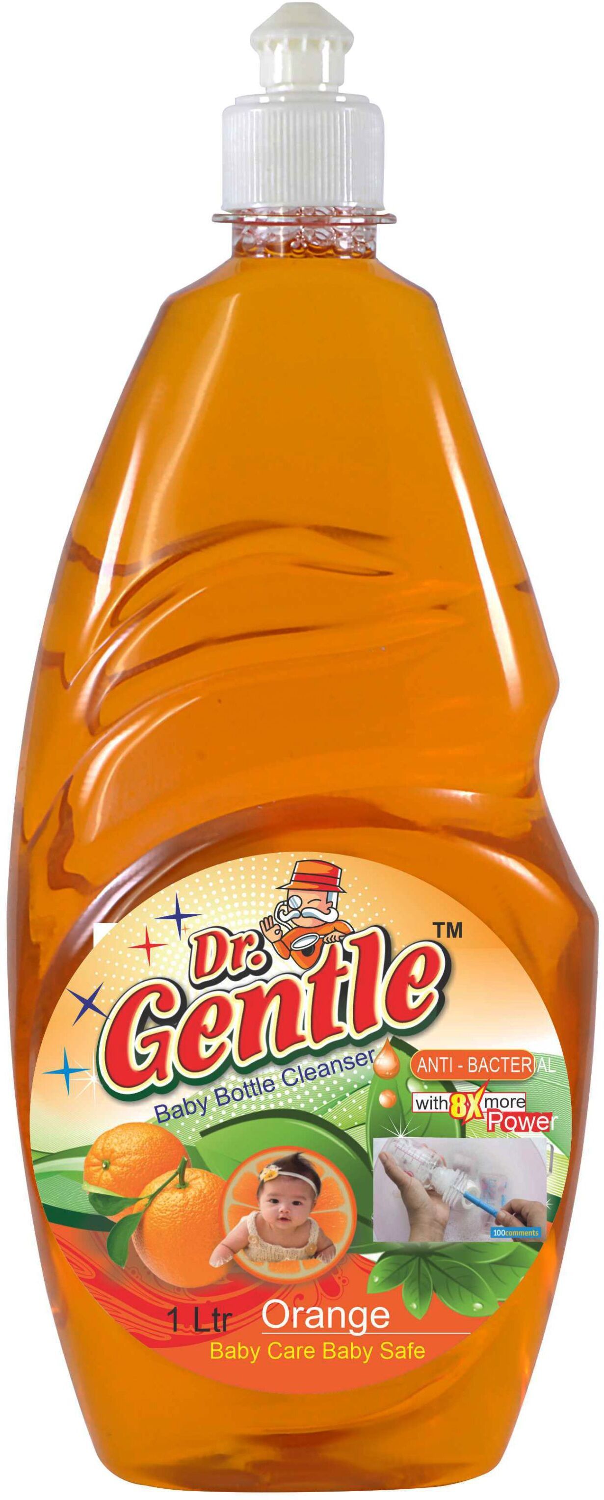 doctorgentle Natural Baby Liquid Cleanser Anti-Bacterial for fruit, vegetables 1L-picture-22