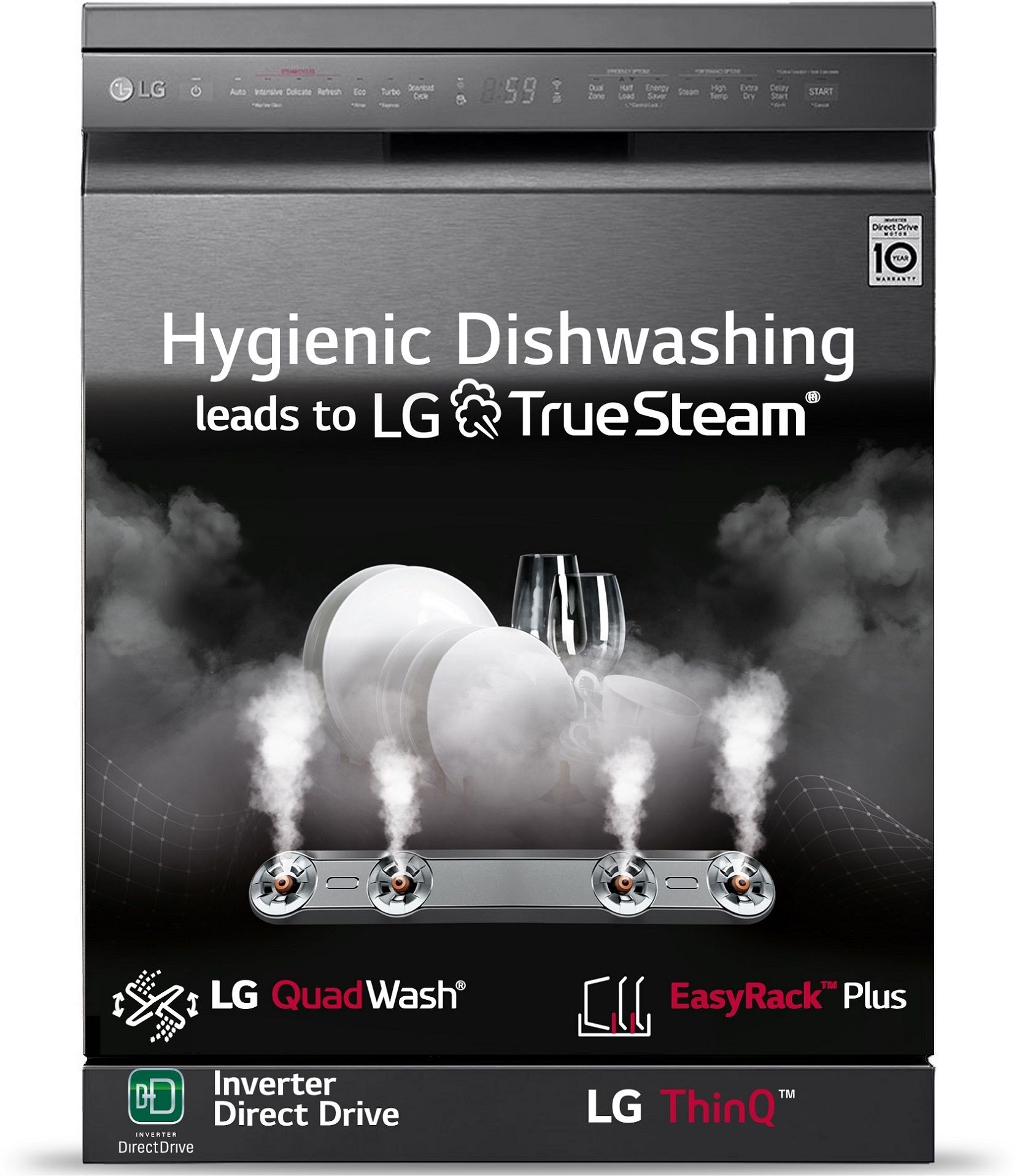 DFB424FM Free Standing 14 Place Settings Dishwasher