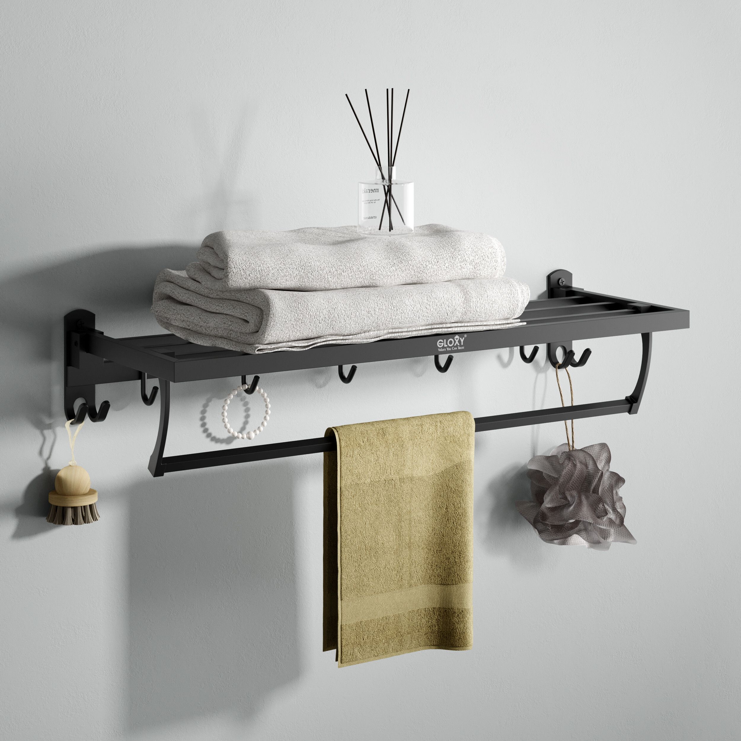 gloxy Matte Shower Rod Hook-picture-28