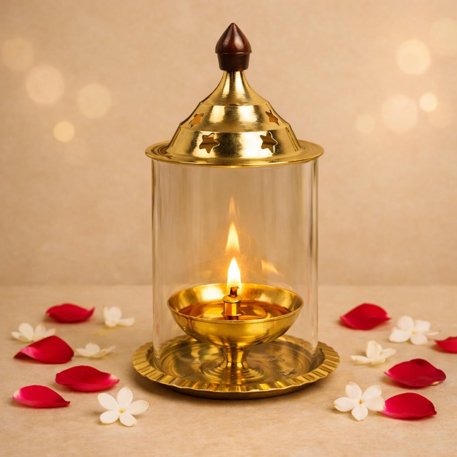 AHRHANDICRAFTS Cast Iron Table Diya-image-30