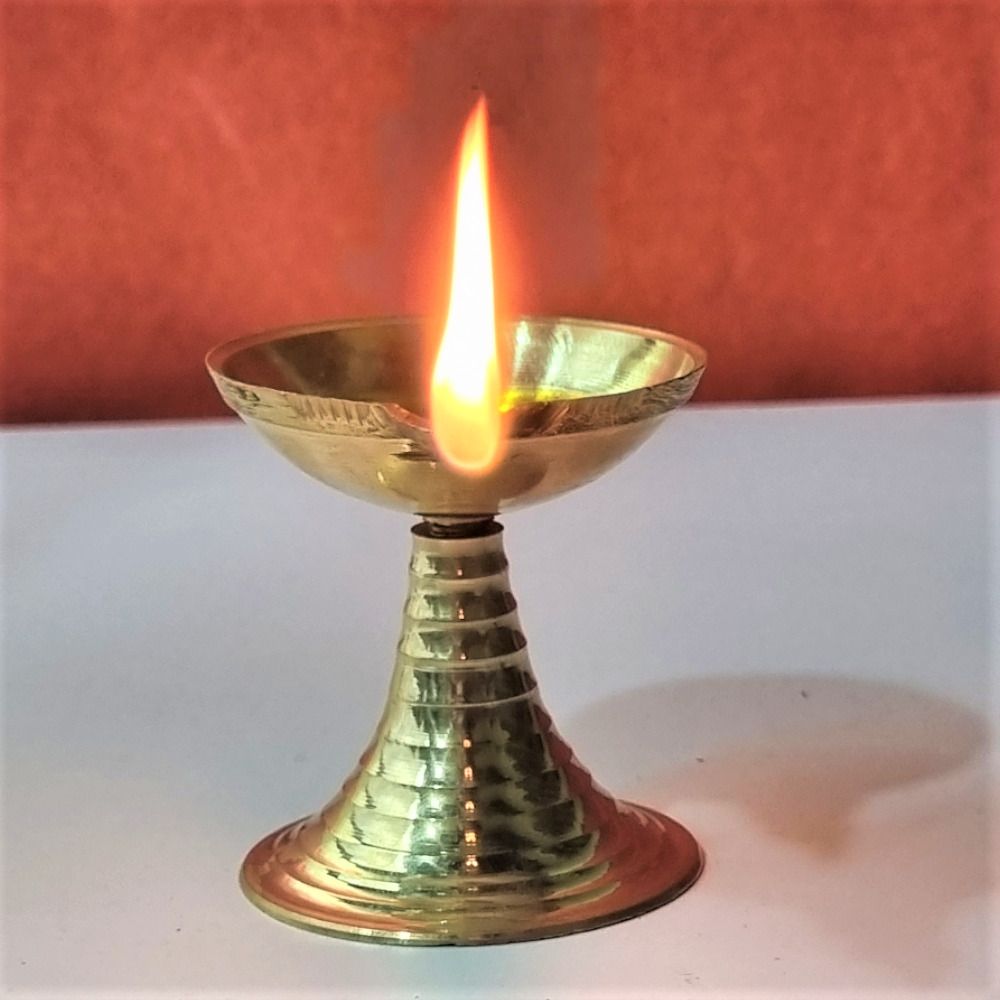 divine bazaar Brass Table Diya-picture-17