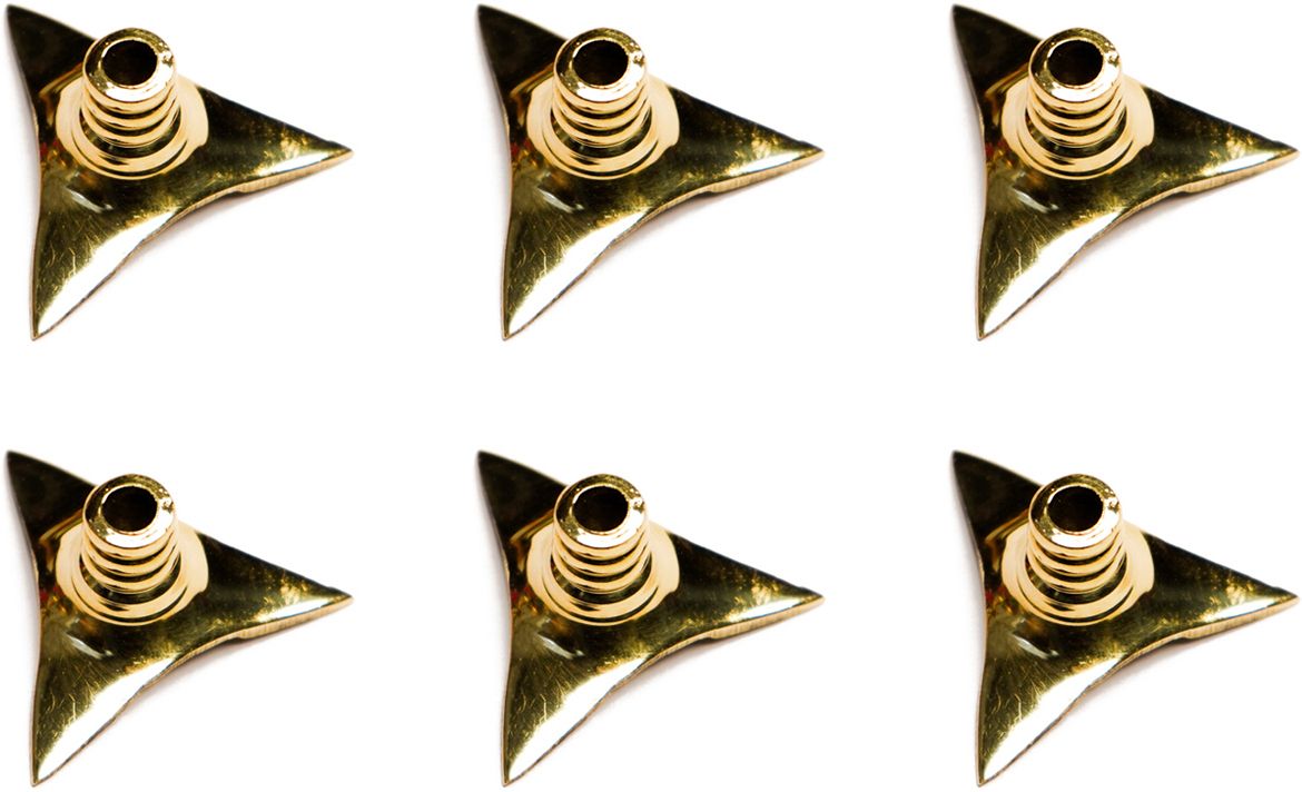 ekhasa 100% Pure Brass Wick Holders for Oil Lamp | Vilaku Thiri Holder Brass (Pack of 6) Table Diya Set-picture-10
