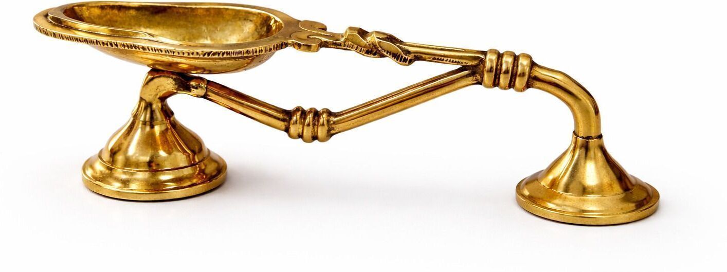Brass Kodi Vilakku Arti Stand |Daily Puja | Arti Stand Brass Table Diya-image-44