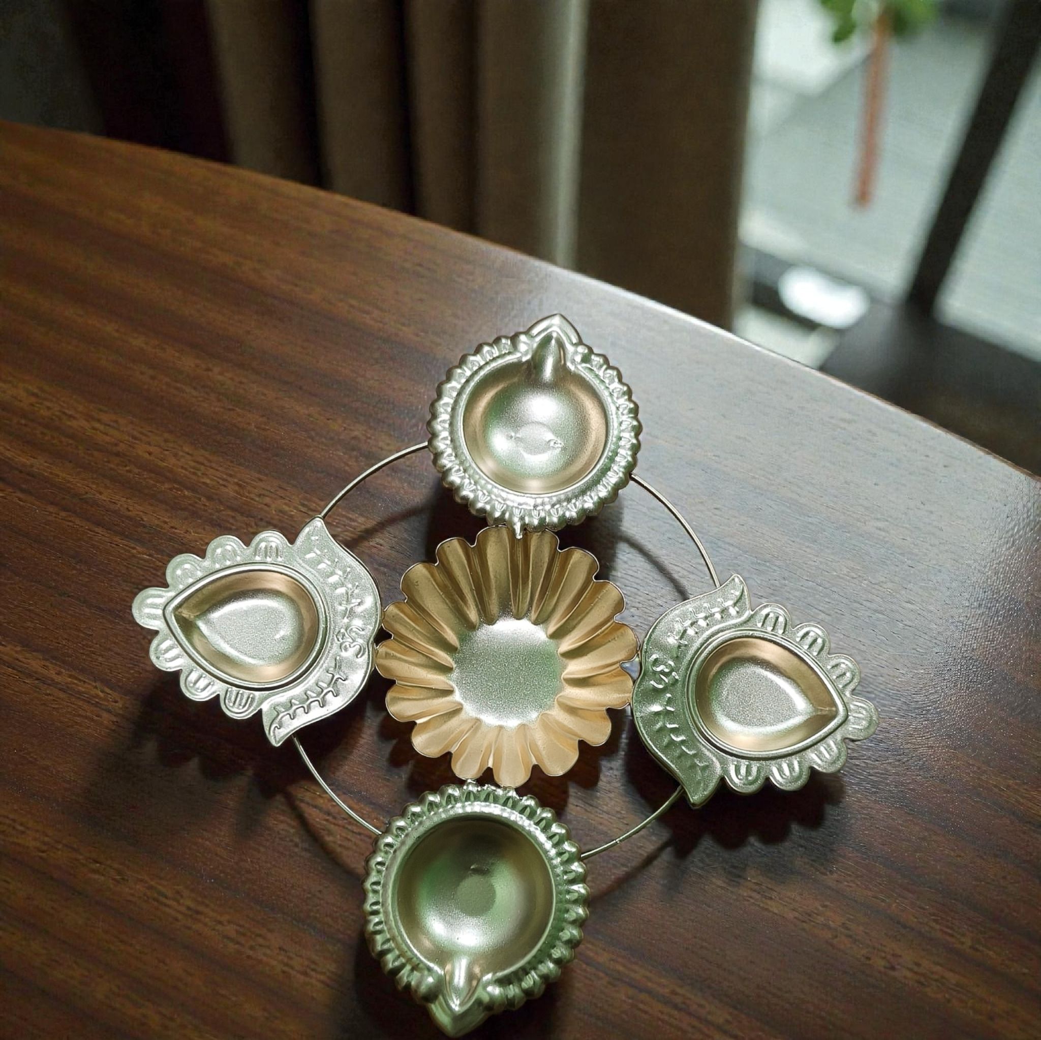 Iron Table Diya