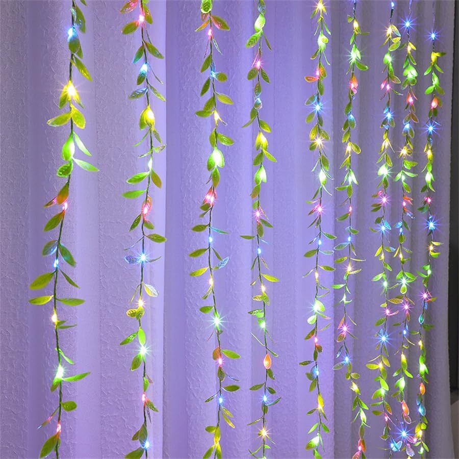 200 LEDs 3 m Multicolor Flickering, Steady Leaf Rice Lights-image-27