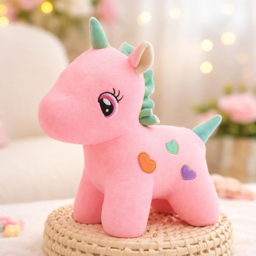 xortic Pink Unicorn Soft and Stuffed Toys for Birthday Gift for Girls-picture-25