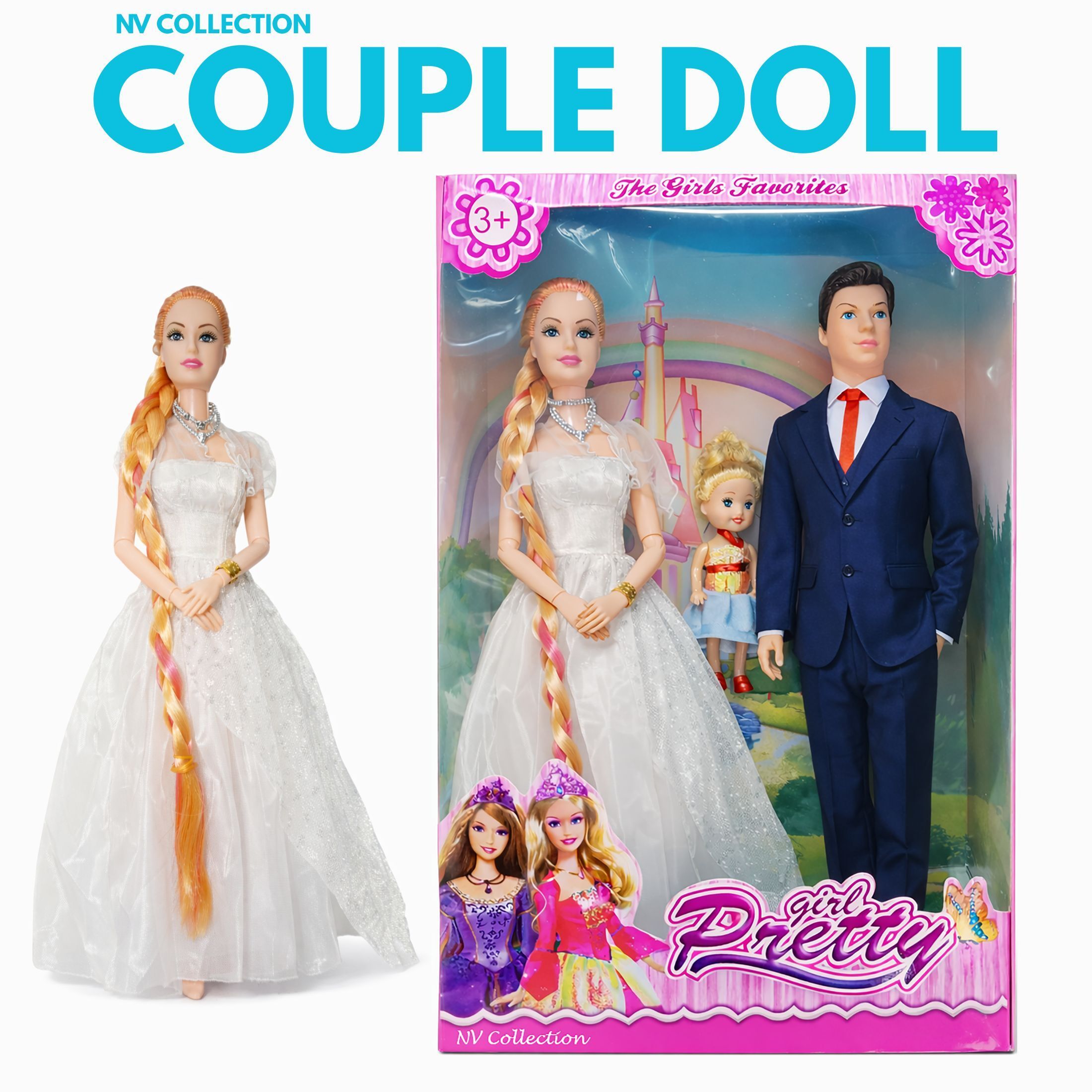 devacore Family Doll Kit with Baby and Accessories for Role Play-picture-28