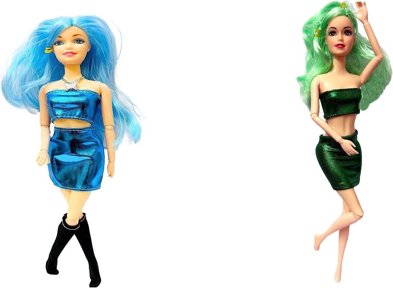 Beautiful Dazzling Doll Combo with Moveable Arms, Legs, Elbow & Knee for Girl|91-image-26