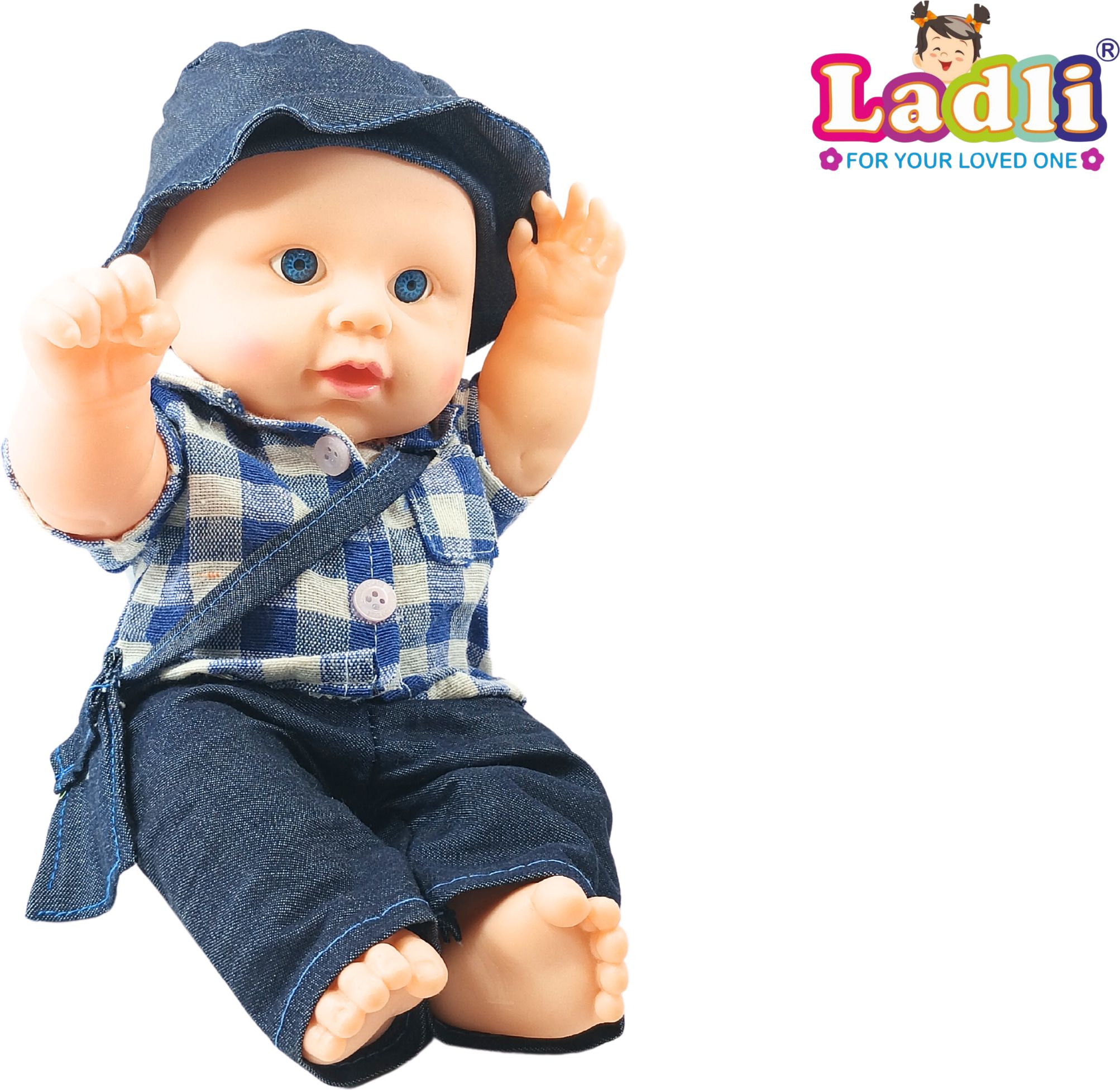 Natural looking like multicolour cap baby boy doll real for kids boys and girls-image-30