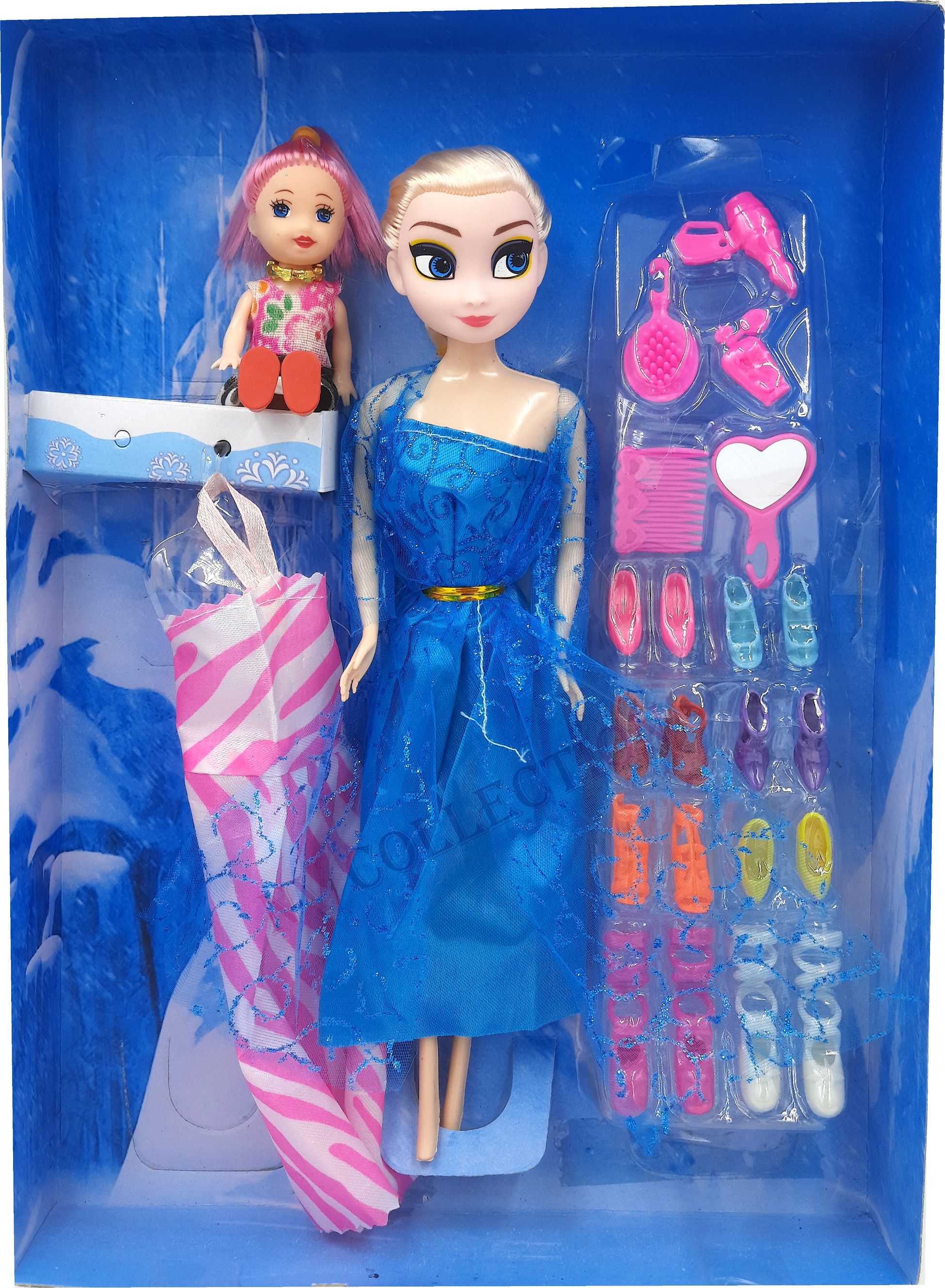 Dolls Anna elsa for Girls/Kids Long Hair with Movable Arms and Face,for kids.-image-11