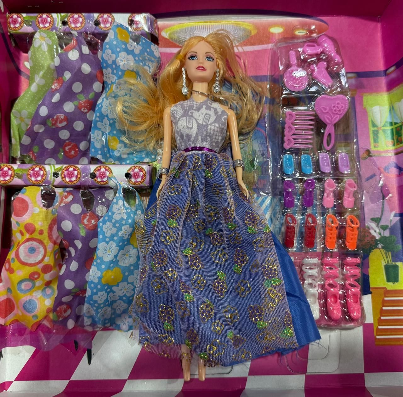 chalsi barbie doll dresses set-picture-16
