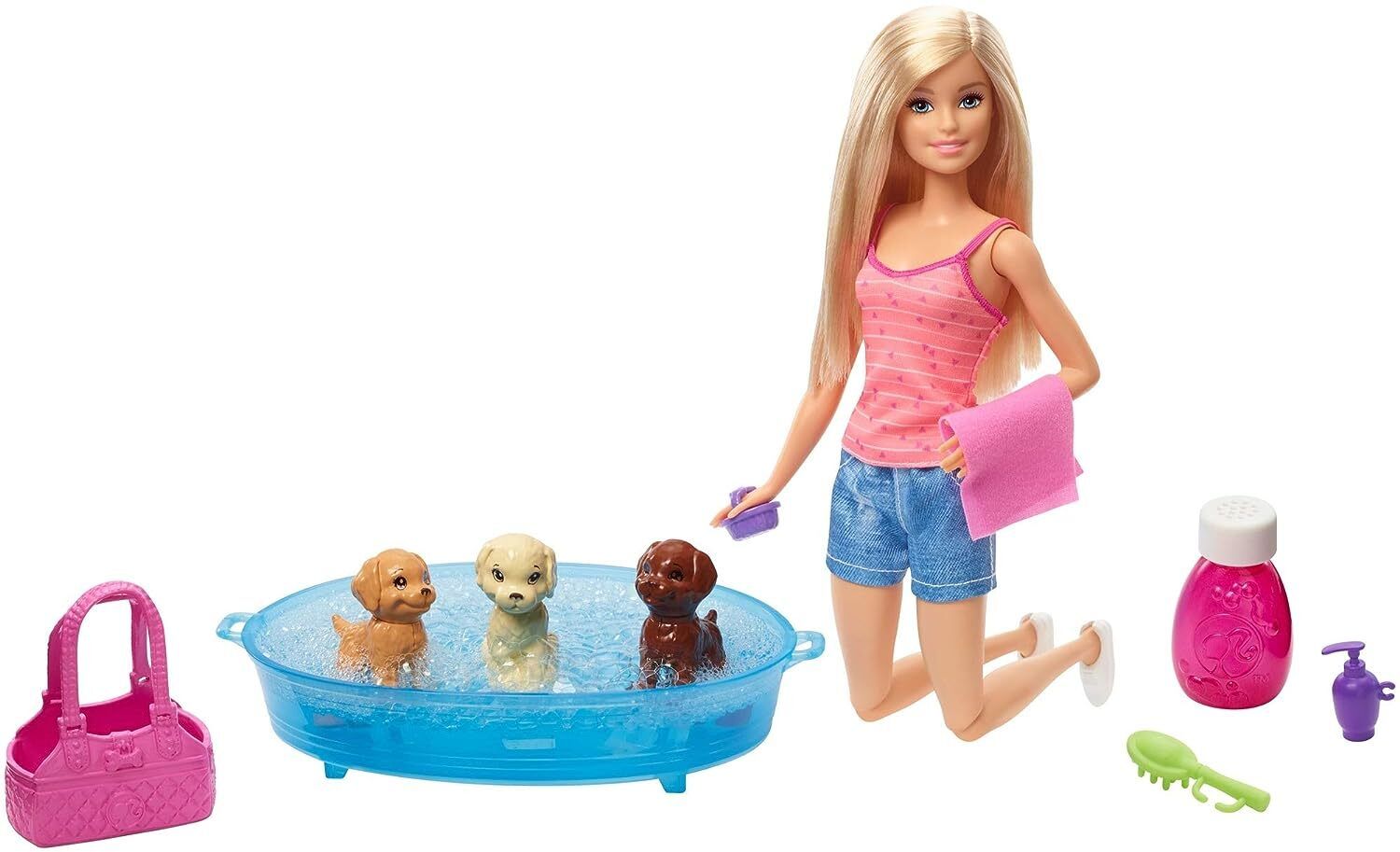 barbie DOLL/PETS-PUPPY BATH TIME PLAYSETS-picture-34