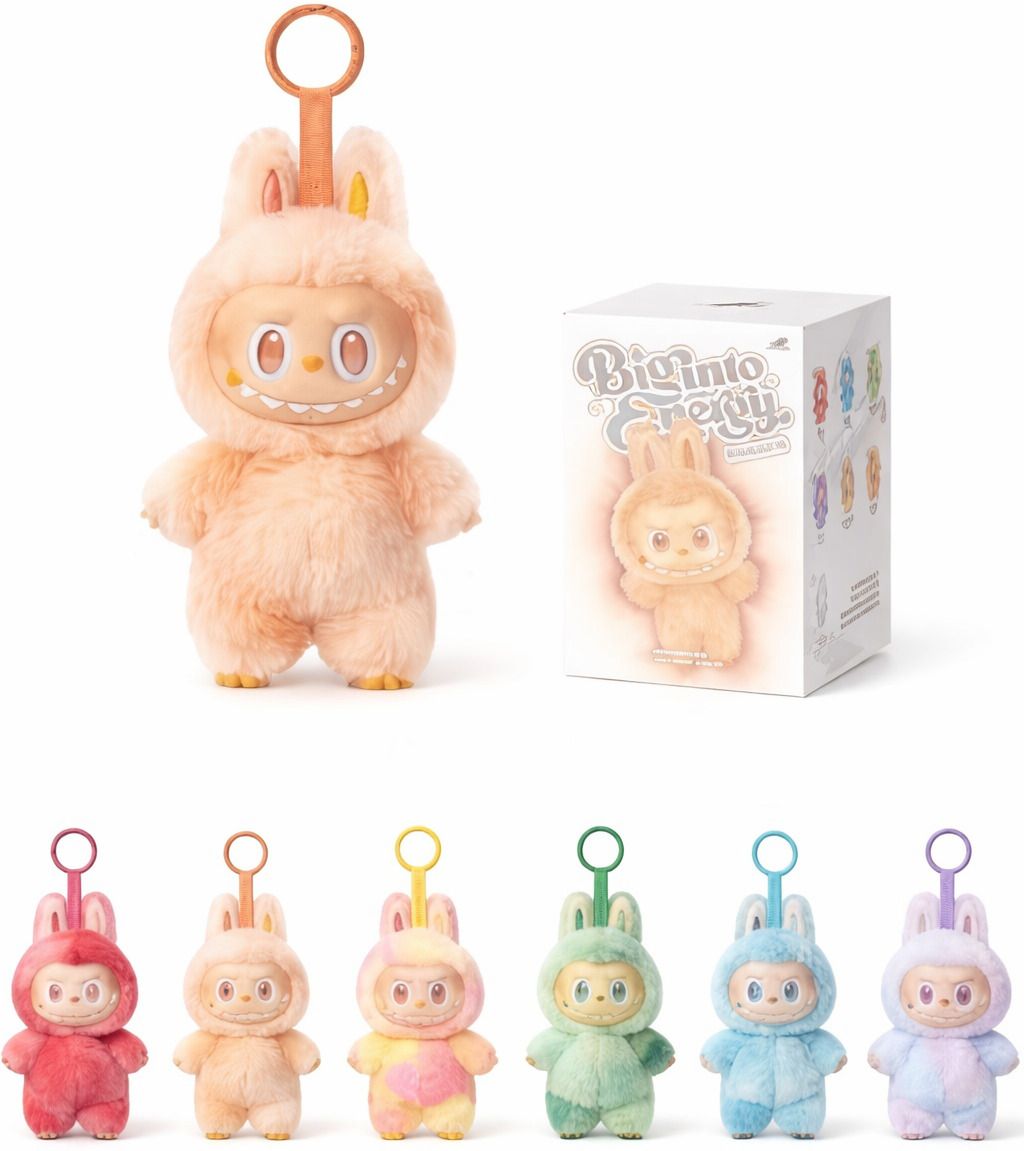 chkdistributors Cute Labubu Doll Soft Plush Toy Gift Kids, Adults Multicolor, RANDOM- 1PC-picture-44