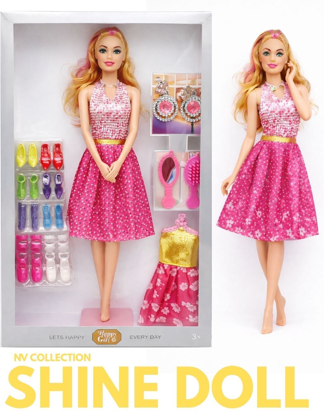 nv collection Shine Dolls Outfit & Shoe Set for Fun Playtime-picture-22