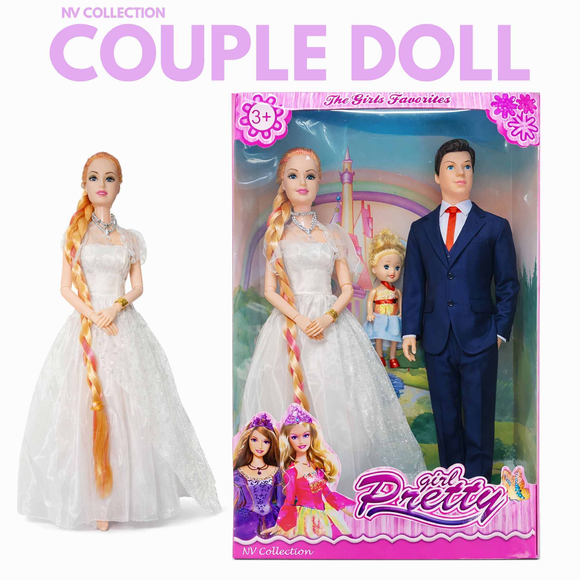 devacore Family Doll Collection with Baby for Creative Role Play-picture-25