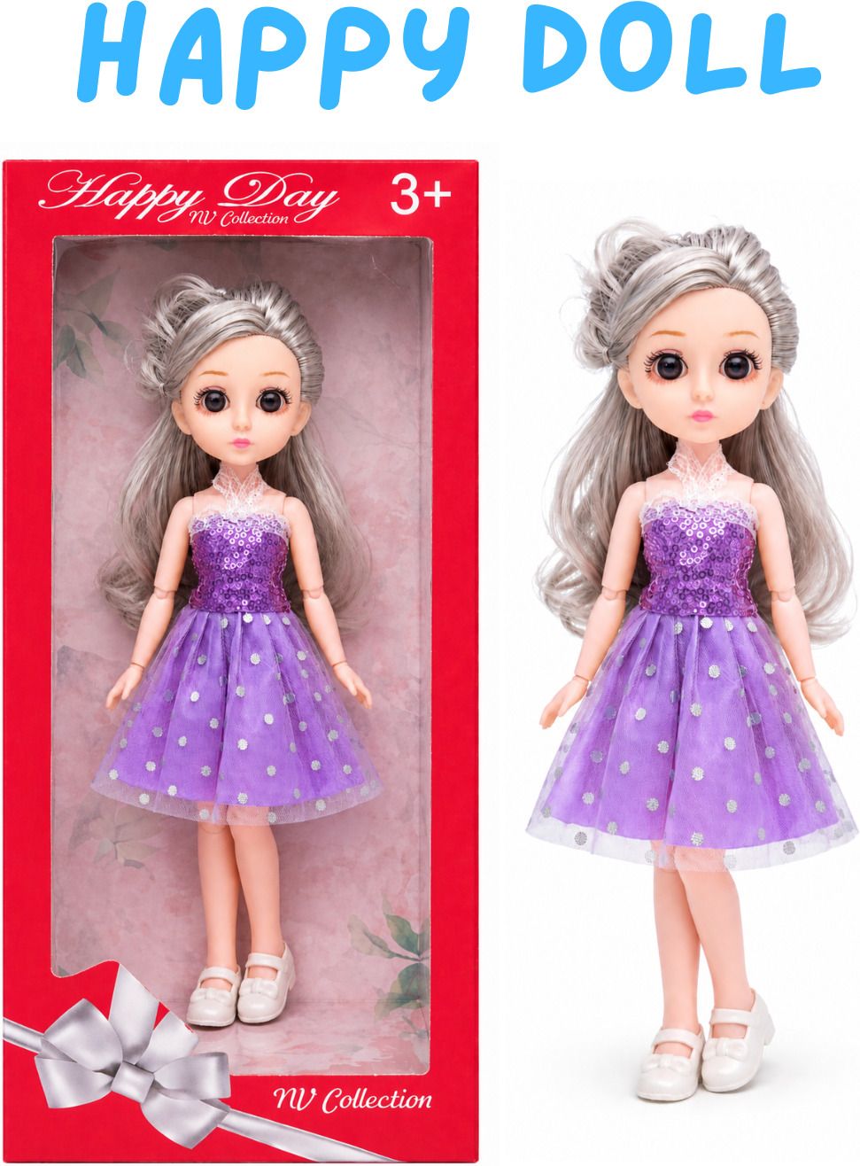 A doll sculpted with a peaceful face overflowing with delight.-image-35