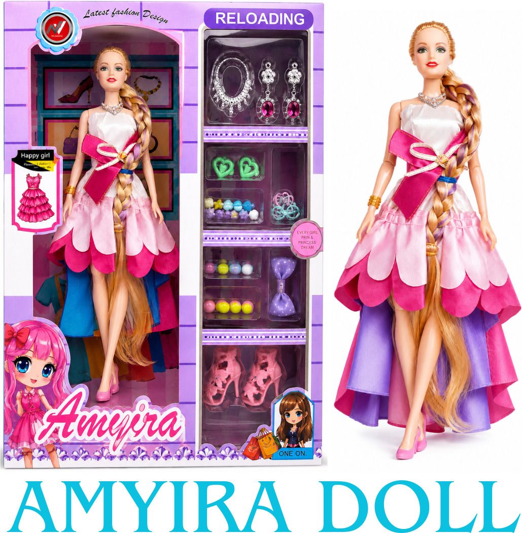 devacore Amayira Stylish Princess Doll with Fashion Accessories-picture-41