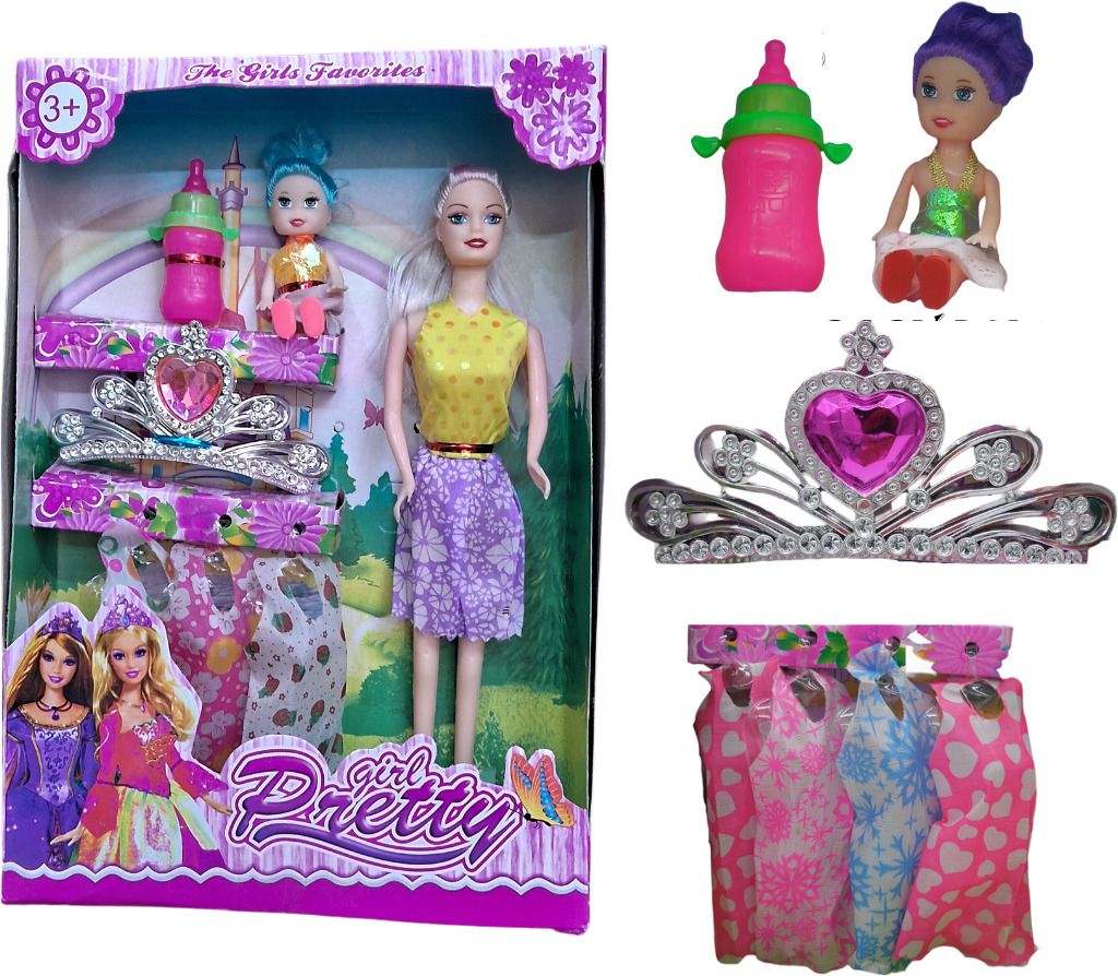 nv collection Pretty Doll for Girls Doll Set for Girls Big Doll with Baby Doll Fashion-picture-38