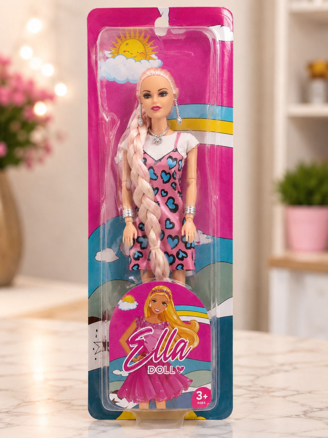 vijlet Toys Fashion Princess Doll with Pink Hair-picture-41